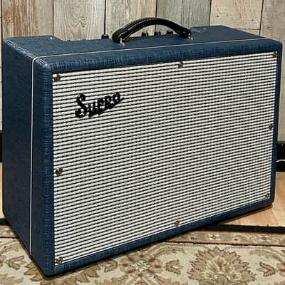 Dead Mint Supro 1968RK Keeley Custom 25-Watt 1x12" Guitar Combo Blue Rhino image 2