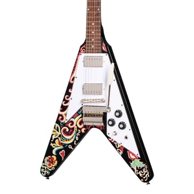 Epiphone Jimi Hendrix "Love Drops" Flying V - Electric Guitar image 3