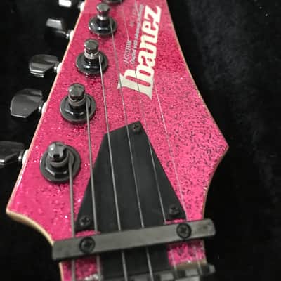 Ibanez J Custom SHOP - RG ARC 1997 - Pink champagne powder glitter. RARE FIND! image 7
