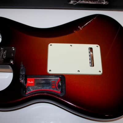 Fender Stratocaster Deluxe Plus HSS guitar 2014 Mystic Sunburst w/ Personality cards image 14