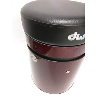 DW 6000 Santa Monica Trap Case Throne Ruby Glass Finish Ply DEMO image 5