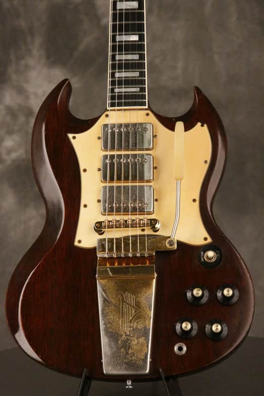 Gibson SG Custom neck joint repair 1969 Walnut image 1