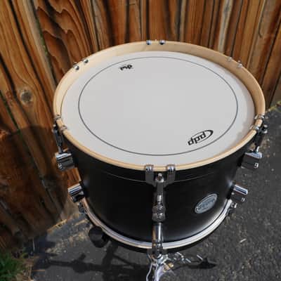 PDP Concept Maple Classic Series - Ebony Stain 9 x 13" Maple Tom w/ Maple Hoops | 13" Tom image 2