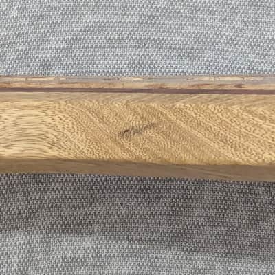 Four Winds N2 HSH SPALT FLAME MAPLE+WALNUT+WHITE LIMBA+CA Sealer Hardtail Guitar Body *USA Made* Fits Strat Neck image 6