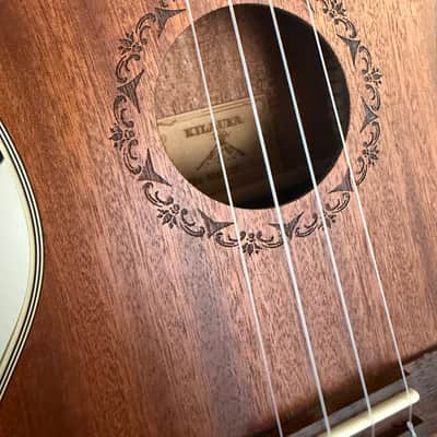 Kala KA-KTGE-C Hawaiian Koa Series Acoustic/Electric Tenor Cutaway Ukulele with EQ 2010s - Gloss Natural image 2