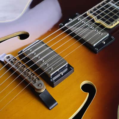 1976 Greco Japan BR-110 Byrdland Hollowbody (Brown Sunburst) image 5