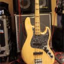 2015 Fender American Deluxe Active Jazz Bass with Maple Fretboard - Natural