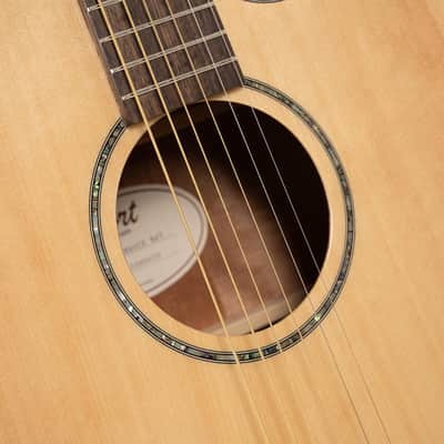 Cort EARTH60CENAT Earth Series Dreadnought Venetian Cutaway Solid Spruce Top Mahogany Neck 6-String Acoustic-Electric Guitar image 11
