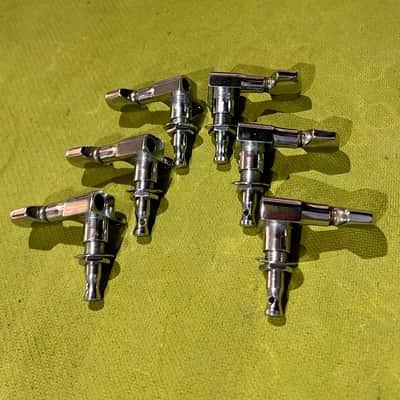 Vintage Schaller 3x3 M6 1970s Chrome Tuners Tuning Machines image 4