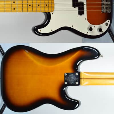 Fender '57 Reissue Precision Bass LEFT Hand 1994 3-Color Sunburst GAUCHER image 2