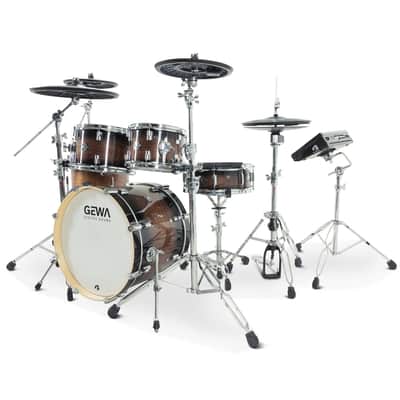 GEWA G9 Pro 5 SE Electronic Drum Set - Walnut Burst DRUM ESSENTIALS BUNDLE [Pre-Order] image 7