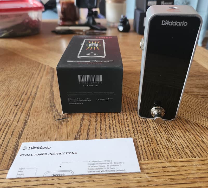 D'Addario Planet Waves PW-CT-20 Chromatic Pedal Tuner 2010-Present - Silver image 1