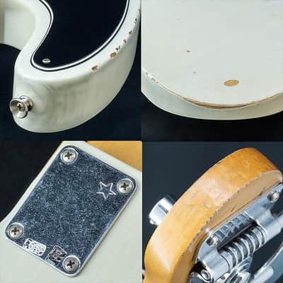 Fender MEX USED ​​Mike Dirnt Road Worn Precision Bass (White Blonde) image 11