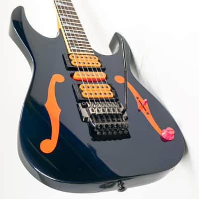 1990 Ibanez PGM100 – Signature Paul Gilbert RG, Bold Jewel Blue, Fully Dialed for Shredding image 3