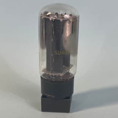 1950s Raytheon 5U4GB Vintage Black Plate Side Getter Rectifier Tube! T284 image 5