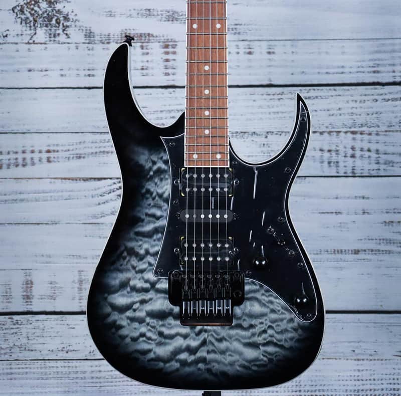 *DEMO* Ibanez RG450QMBTGB RG Standard Electric Guitar | Transparent Gray Burst image 1