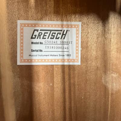 Gretsch G5024E Acoustic Electric Guitar - Sunburst image 21
