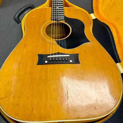 Grammer G-10 Acoustic 1969-70 Spruce Top Flame Maple Back & Sides with Case - Pre Owned image 4