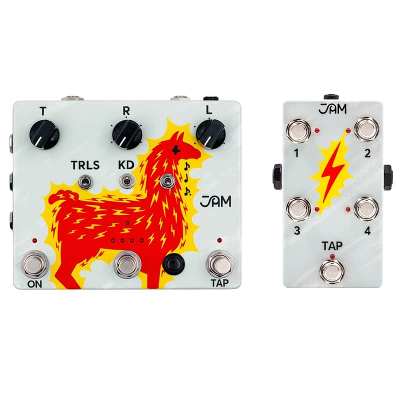 New JAM Pedals Delay Llama Xtreme Guitar Pedal w/ CTRL Box Remote Controller image 1