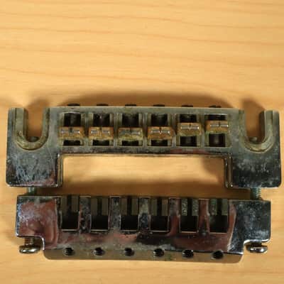 Schaller 456 Electric Guitar Adjustable Wraparound Bridge Tailpiece Germany image 4