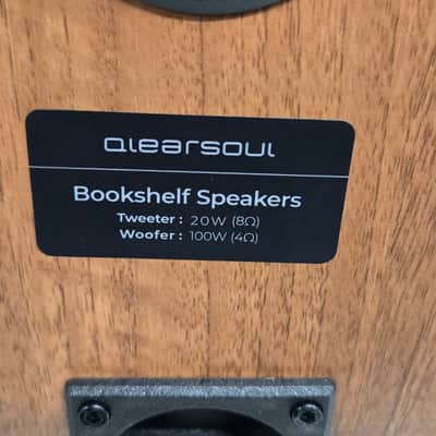 Qlearsoul Highfire X Bookshelf Stereo Speakers ONLY - Excellent - *NO TURNTABLE* image 6
