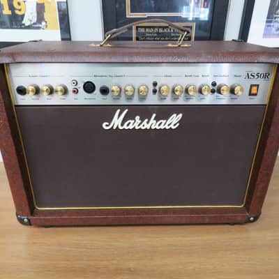 2006 Marshall Acoustic Soloist AS50R 2-Channel 50-Watt 2x8" Acoustic Guitar Combo - For Parts or Repair image 1