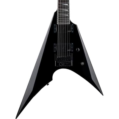 LTD Arrow-1007B 7-String Electric Guitar with Evertune, Black image 1