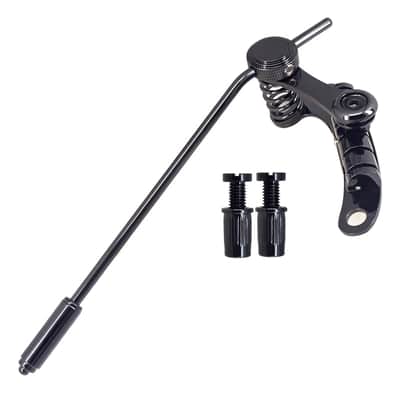 Tremolo Tailpiece Bridge System for SG LP, Fits Les Trem II - Black image 3