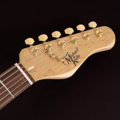 Michael Kelly Burl 60 Ultra, Epic Eleven Electronics Hot-Rod Mod, Natural Burl image 5