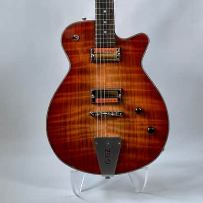 Grez Mendocino Custom 2021 Amber Burst, Novak Gold Foil Pickups NEW 5lbs 2oz (Authorized Dealer) image 1