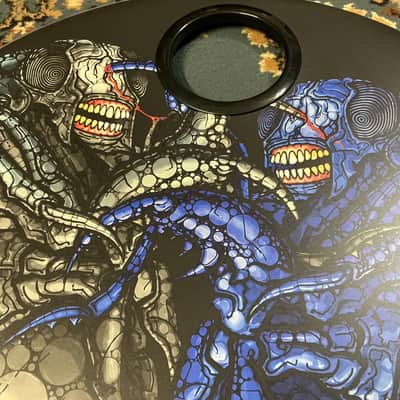 Evans Danny Carey / TOOL 22” Monster Mash Bass Drum Head W/Mic Port image 2