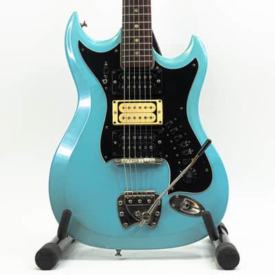 1960s Hagstrom F-300 Electric Guitar – Daphne Blue, DiMarzio Pickups, Gigbag