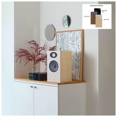 Focal Theva N°1-2-Way Bookshelf Loudspeakers, Pair, Light Wood - FTHEVAN1LW image 5