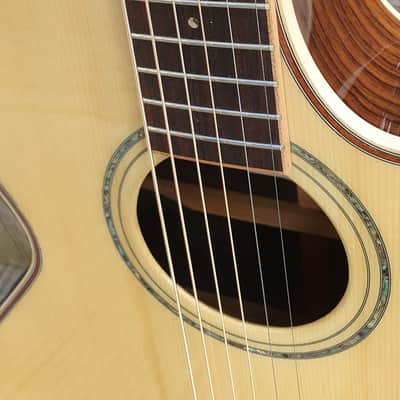 Cort AS-S5 NAT, Vollmassive Mini Jumbo Westerngitarre mit Fishman Preamp image 11