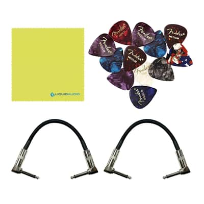 Boss Overdrive Pedal OD-3 Bundle with 2 Right Angle Patch Cables, 12 Guitar Picks & Polishing Cloth – Natural Overdrive, Smooth Dynamics, Extended Sustain, Classic Tube Amp Tone image 2