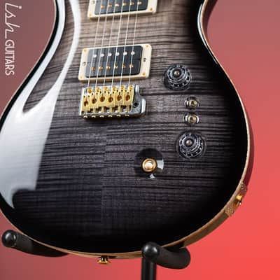PRS Custom 24 35th Anniversary 10 Top Grey Black Fade w/ Black Back image 4