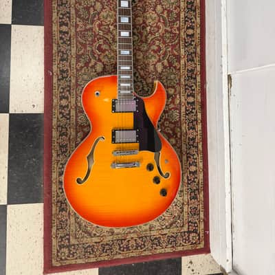 Dean Colt FM 2010s - Trans Amber Cherry Burst w/ Piezo image 2