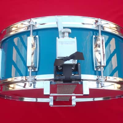 Vintage Yamaha SD 855 Tour Custom Snare Drum Cobalt Blue image 2