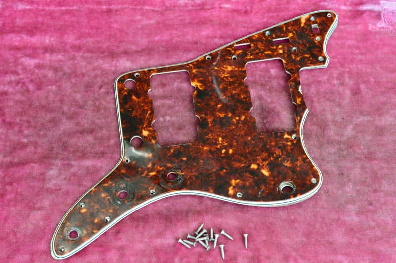 Vintage 1960's Fender Jazzmaster PRE-CBS Pickguard and Shield Celluloid "Tortoise" Guard JM image 1