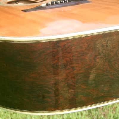 1972 Yairi YW-600 Dreadnought Guitar Jacaranda early time master piece Natural-Bargain Sale image 11