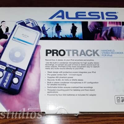 Alesis ProTrack - Handheld Stereo Recorder for iPod - Mint in Box! image 2