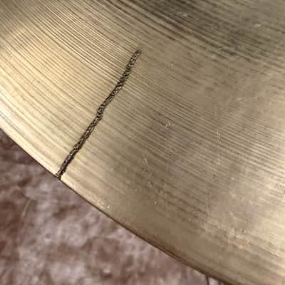 1950s Zildjian A 24" Trans Stamp Type III Ride Cymbal 3421g 1950s Zildjian A 24" Trans Stamp Type III Ride Cymbal 3421g image 2