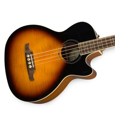 Fender FA-450CE - Acoustic Electric Bass Guitar - Sunburst image 5