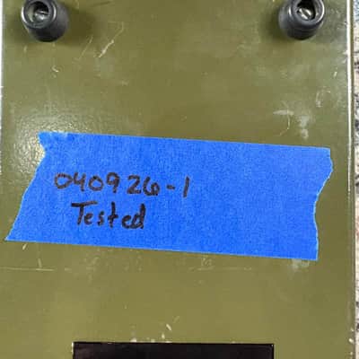 1990s Electro-Harmonix Sovtek Big Muff Pi Vintage Bubble Font Green Russian Fuzz Guitar Effect Pedal! image 7