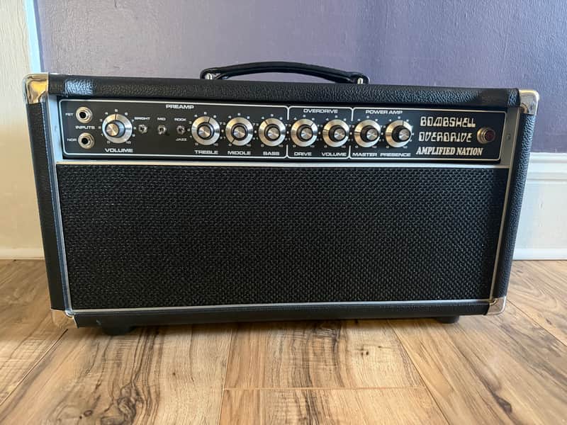 Amplified Nation Bombshell Overdrive 22 Watt Head - Black Tolex image 1