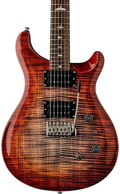 PRS SE Custom 24-08 Electric Guitar - Charcoal Cherry Burst image 1