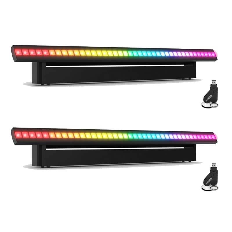 2X Chauvet DJ COLORband Spectra ILS low-profile motorized strip lights with D-Fi USB2 image 1