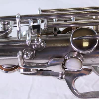 Conn F-Mezzo Soprano Saxophone ORIGINAL SILVER PLATE image 11