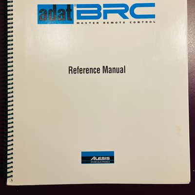 Alesis adat BRC manual 1993 image 1