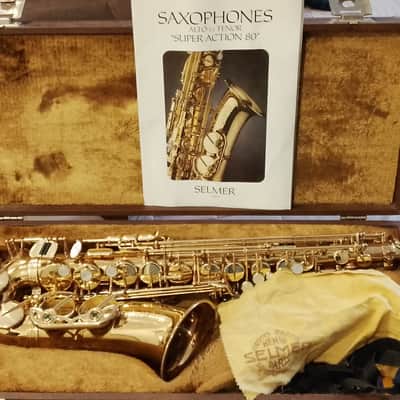 Selmer Super Action 80 alto saxophone 1983's ready to play. image 16